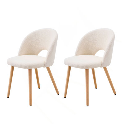 Ensemble de 2 chaises de salle à manger Teddy