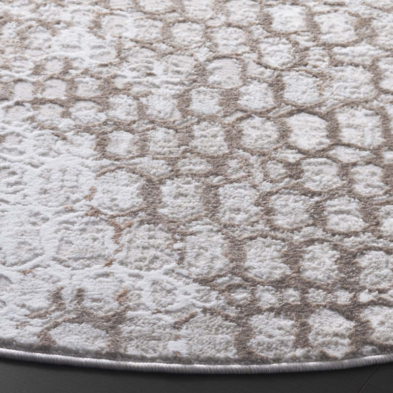 Prader Performance Abstract Rug, Round 6'7"