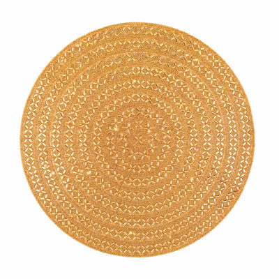 Napperon Sparkles Home Madison Avenue | Décoration de table strass | Rond de 15 po | Accent de luxe