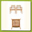 Ensemble de 2 chaises de salle à manger d'extérieur