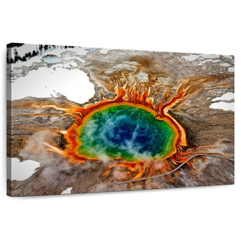 Alvord Grand Prismatic Spring Pool, 16" H x 24" W
