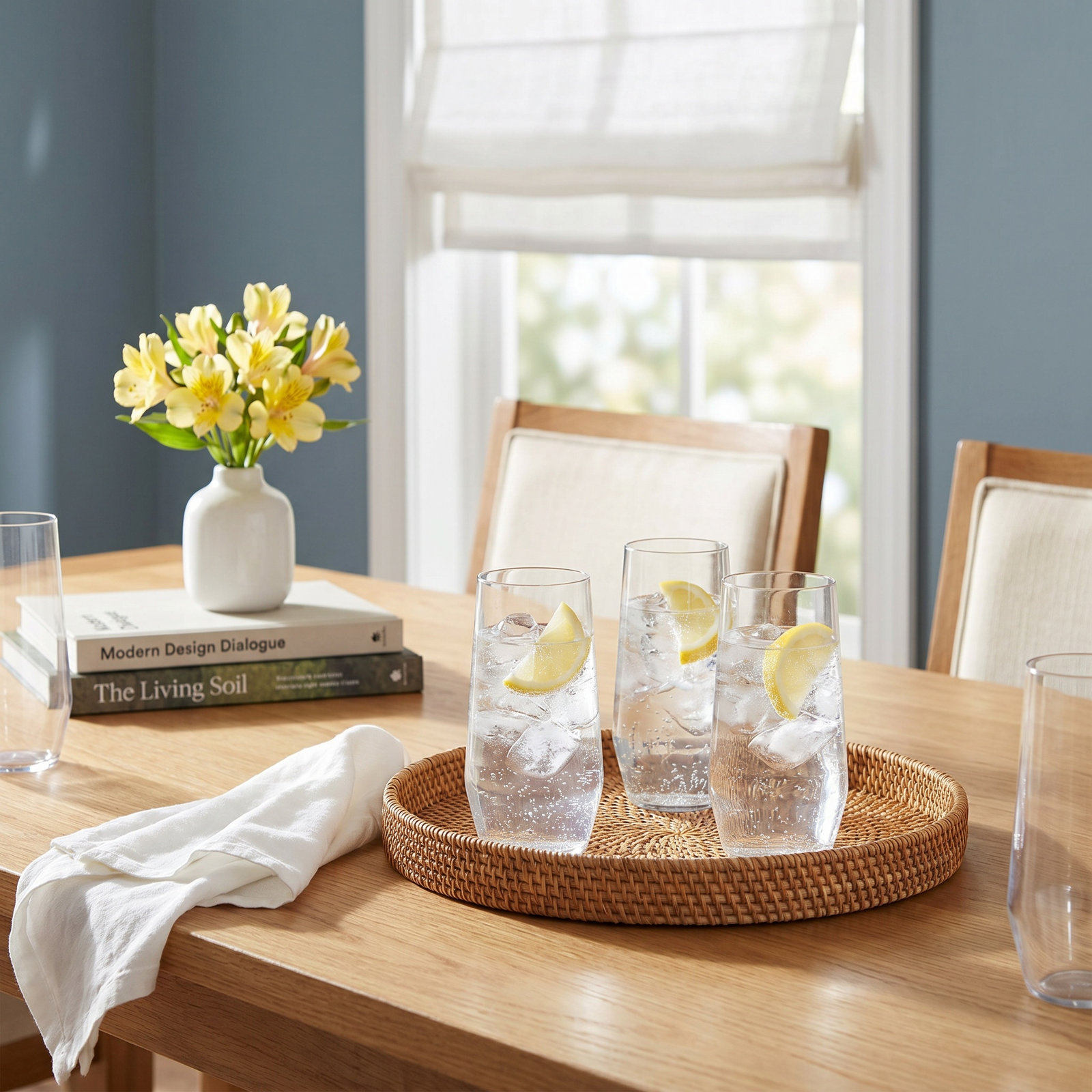 Fortessa Sole Outdoor Stemless Wine Glass, Clear, 18 oz.