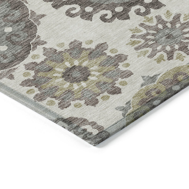  Tapis d'entrée / extérieur antidérapant Ferrand, Rectangle 5 pi x 7 pi 6 po