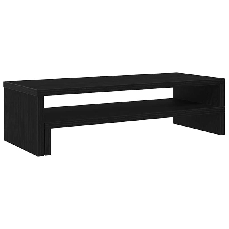 Beesan Manufactured Wood Monitor Stand, Black Oak