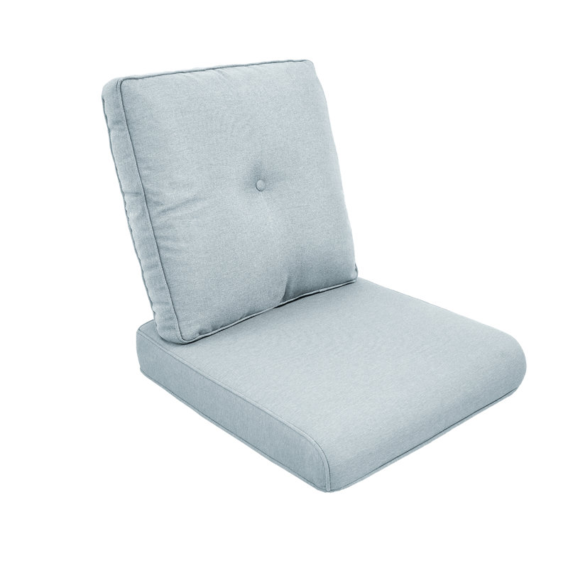 Coussins de remplacement pour siège/dossier de mobilier d'extérieur Allo 22 po L x 25 po P, 1, Bleu clair