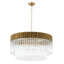Lustre rond en cristal 12 lumières Transitional-877074281