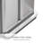 Simplehuman 58 Liter / 15.3 Gallon Rectangular Dual Compartment Recycling Step, Brushed Stainless Steel With Soft-close Plastic Lid Kitchen Trash Can