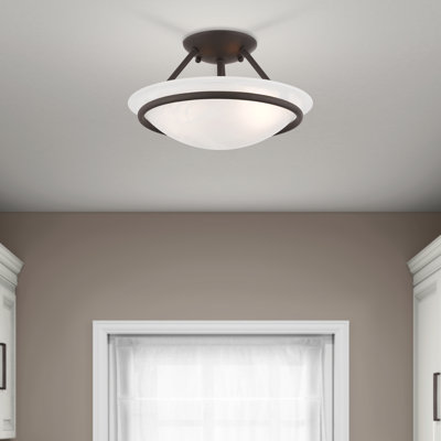 Wilbrecht Glass Semi Flush Mount