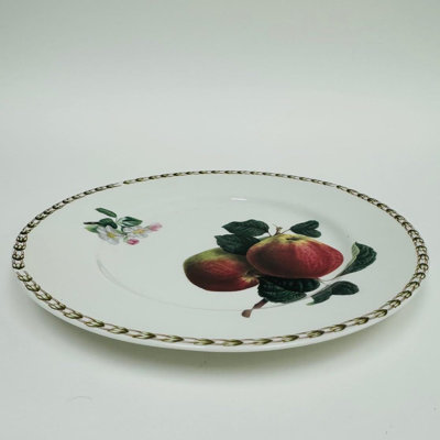 Assiette en porcelaine 10,75 "avec décor, Art rétro de la société horticole par Hooker
