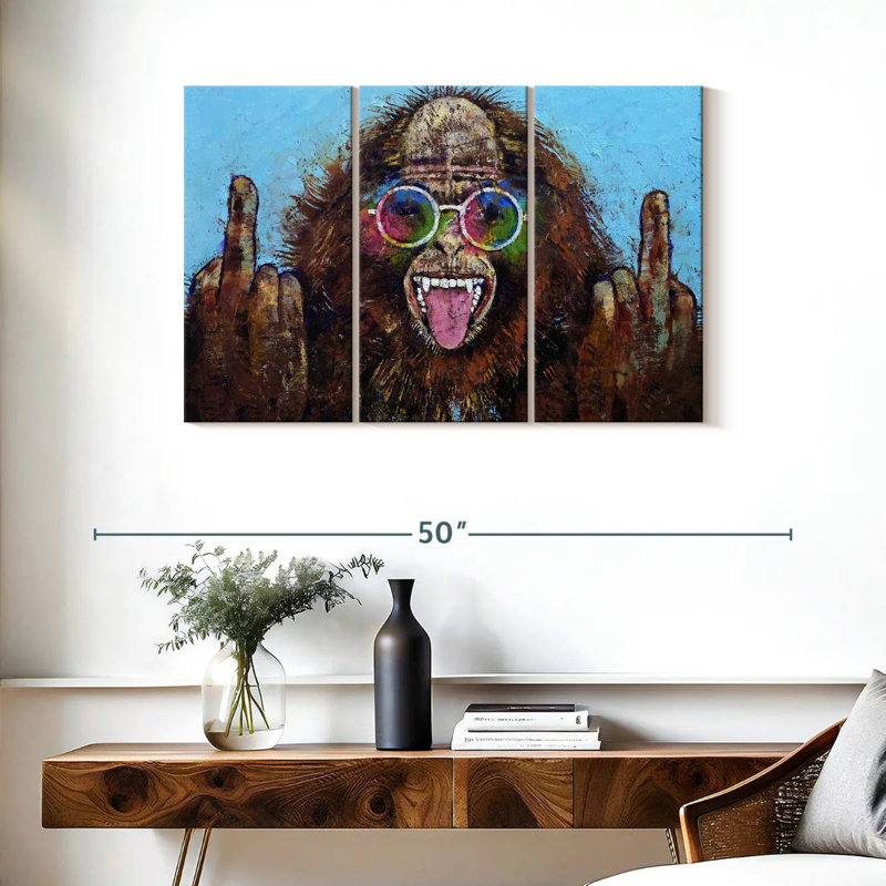 Brampt Bigfoot Double Bird, 24" H x 38" W