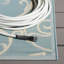 Tapis intérieur / extérieur floral / crème Arneshia-302423995