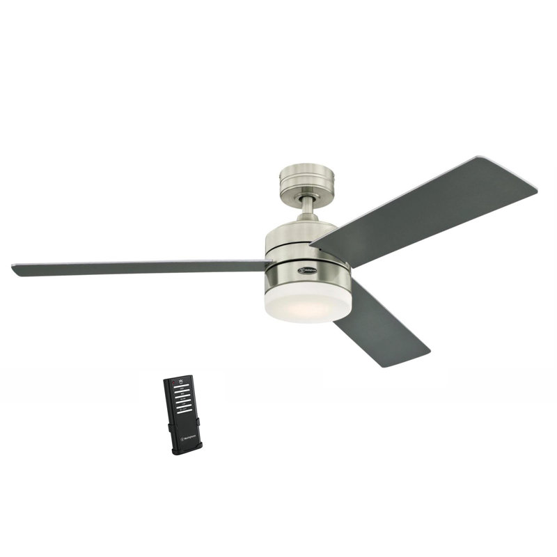Ventilateur de plafond standard à 52 pales 52 po Alta Vista avec télécommande et ensemble d'éclairage inclus