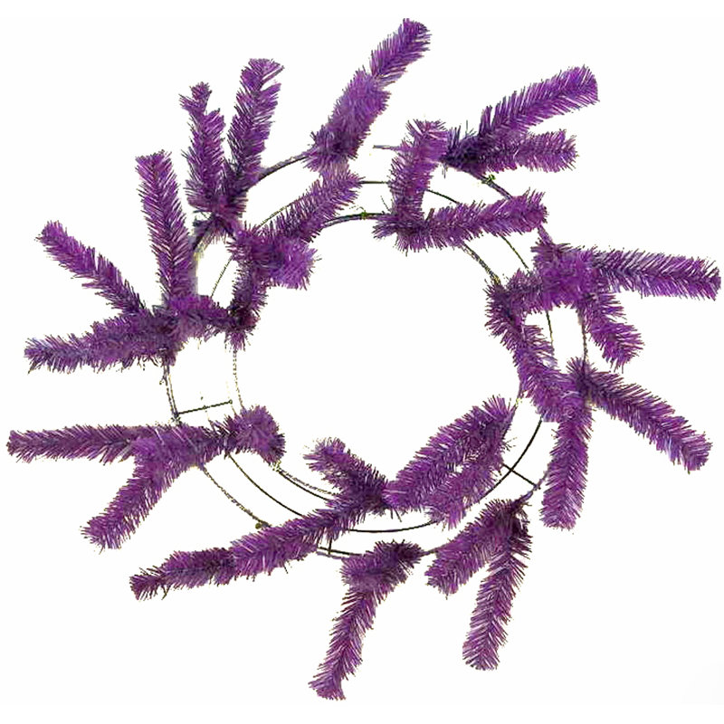 Couronne en métal 24 po, Lavande, H 24 po x l 24 po x P 2,5 po