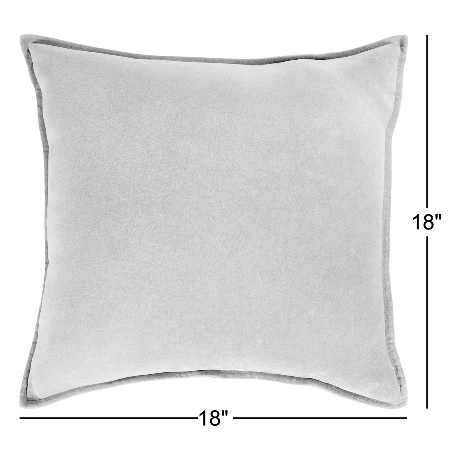 Edgar Pillow Cover, Teal, Pillow Cover Only - No Insert, Square 18"
