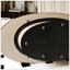 Table basse ovale avec rangement 47 po-724032992
