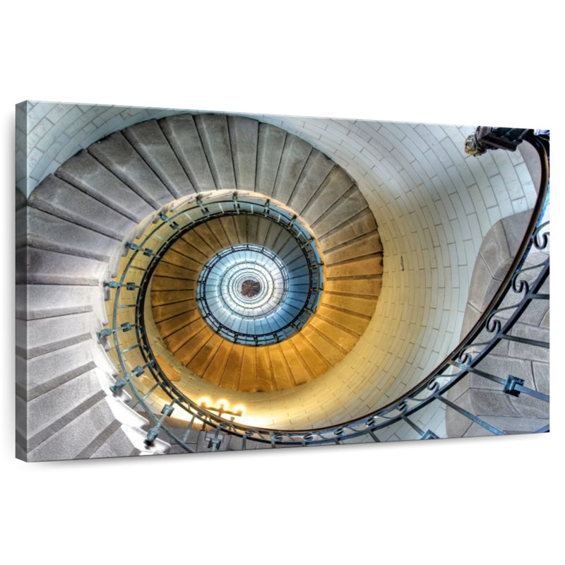 Escalier en colimaçon Lilie, H 20 po x l 30 po