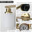 Dimmable Vanity Light with White Glass Shade for Bedroom, Bathroom-225301854-224800784