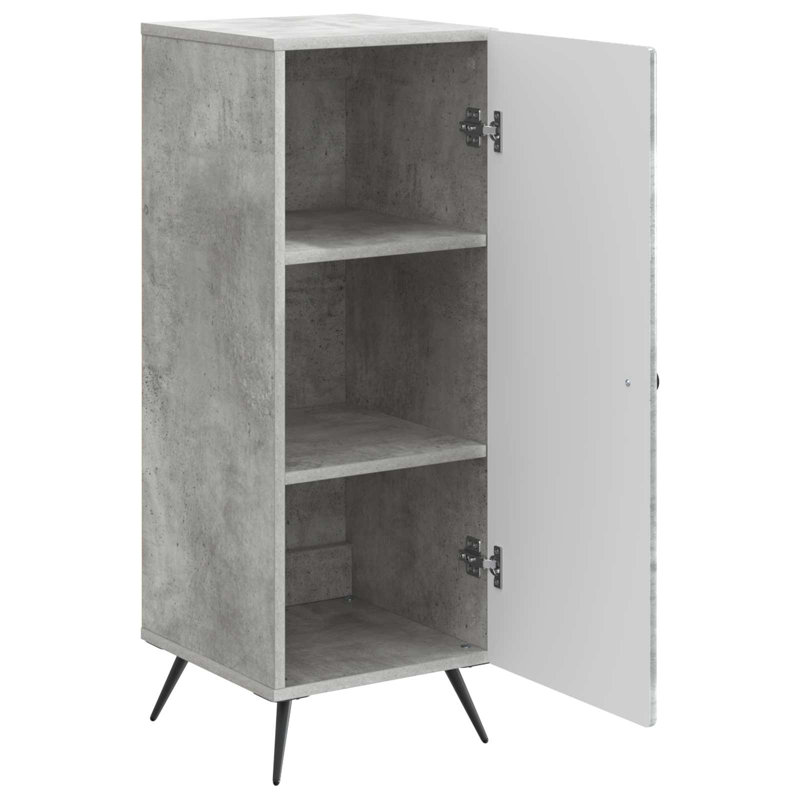 33cm Sideboard, Concrete Grey