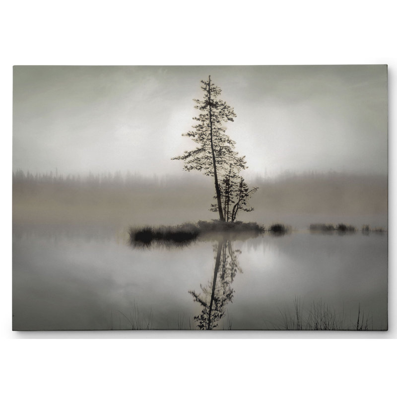 « aube reflection » par denis frates, reproduction de photo sur toile tendue, H 36 po x l 48 po x P 1,5 po