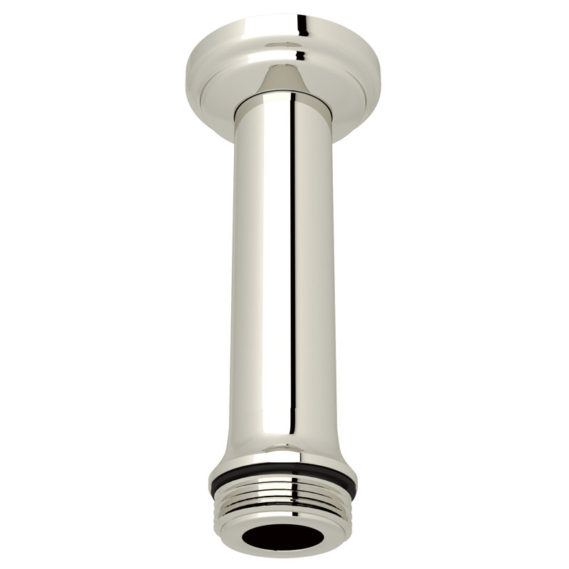 4" Ceiling Mount Shower Arm, Polished Nickel