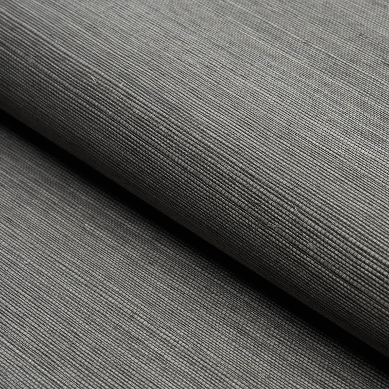 Haruki Sisal Wallpaper, Charcoal