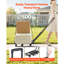 Chariot de manutention pliable, capacité de charge de 227 kg, avec 6 roues, 2 sangles élastiques et base extensible. Parfait pour les voyages, les déménagements et le transport de bagages, en avion ou au bureau. Couleur : noir.