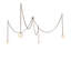 144" Wide Castiliolite Bola 4 Light Chandelier