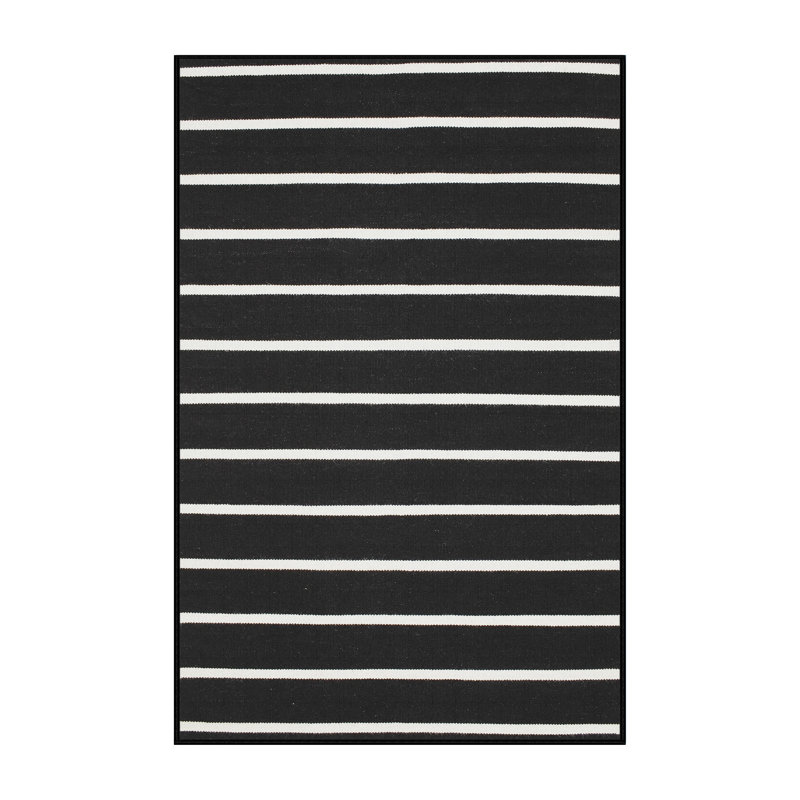 Tapis contemporain 100% lavable à la machine 3, Rectangle 4 pi x 6 pi