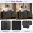 Modern Sideboard With Metal Handles And Geometric Line-1144817905