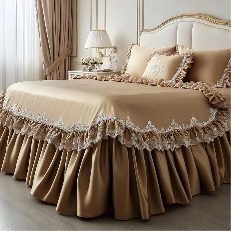Luxury Lace Bed Skirt
