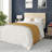 Channel Stitched Upholstered Headboard, Adjustable Height from 44.5" to 57.25"-1250760630-1250760633