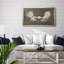 Rustic Moose Mount II - Toile encadrée de qualité supérieure - prête à être accrochée-188002020-188002026