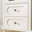 Buffet minimalisme avec portes en verre et double tiroir-826321261