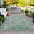 Machine Washable Indoor/Outdoor Xhevrie Sage Rug-111820155