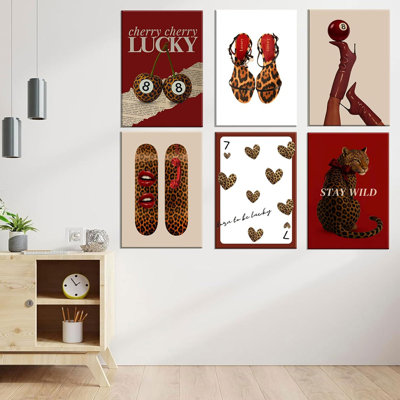 6 Piece Wrapped Canvas Print