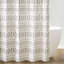 Rideau de douche en coton jacquard