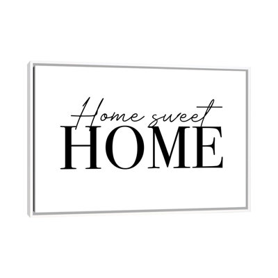 Home Sweet Home-impression d’art textuel