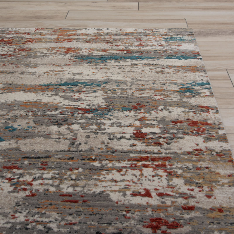 Wool "Hybrid" Power Loomed/Hand Finished Area Rug, Rectangle 5' x 8'