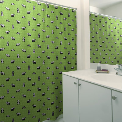 Rideau de douche simple katelyn elizabeth panda