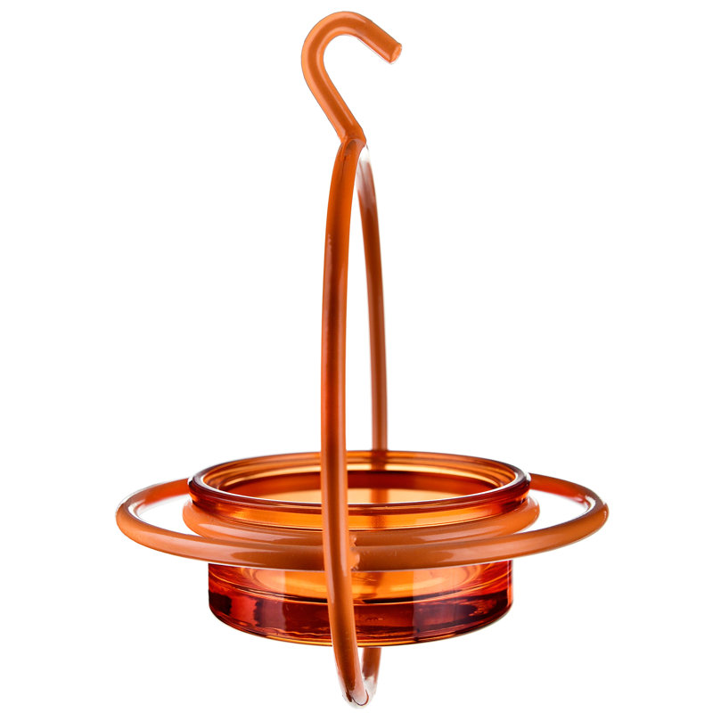 Mangeoire à oiseaux avec plateau, Orange
