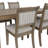 Millau Nat Stripe 7pc Dining Set