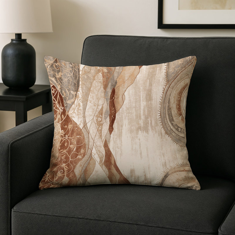 Arid Bloom Indoor And Outdoor Throw Pillow, Square 18"