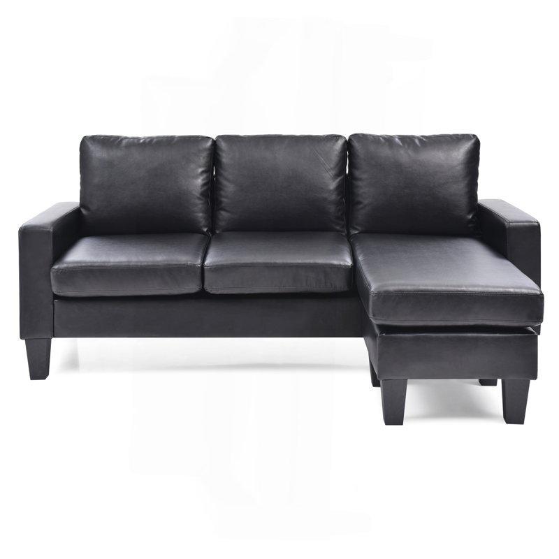 Sofa Chaise , BLACK