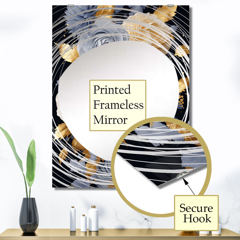 Décoration murale Chima - Miroir rose MIR141672, 40 po x 30 po