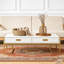 Table basse moderne blanche à 4 tiroirs-49785413