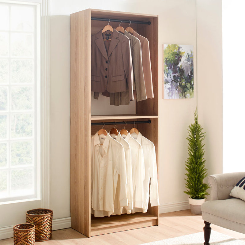 Garde-robe en bois Kalinikos, Chêne