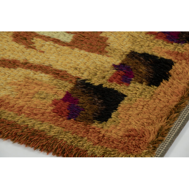 Scandinavian One-of-a-Kind 3'5x6'1 Hand Knotted Area Rug
