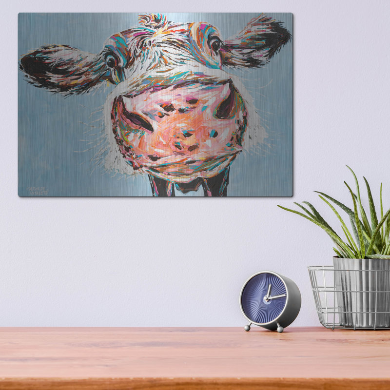 «Cow Cow 1» par Carolee Vitaletti, H 12 po x l 16 po