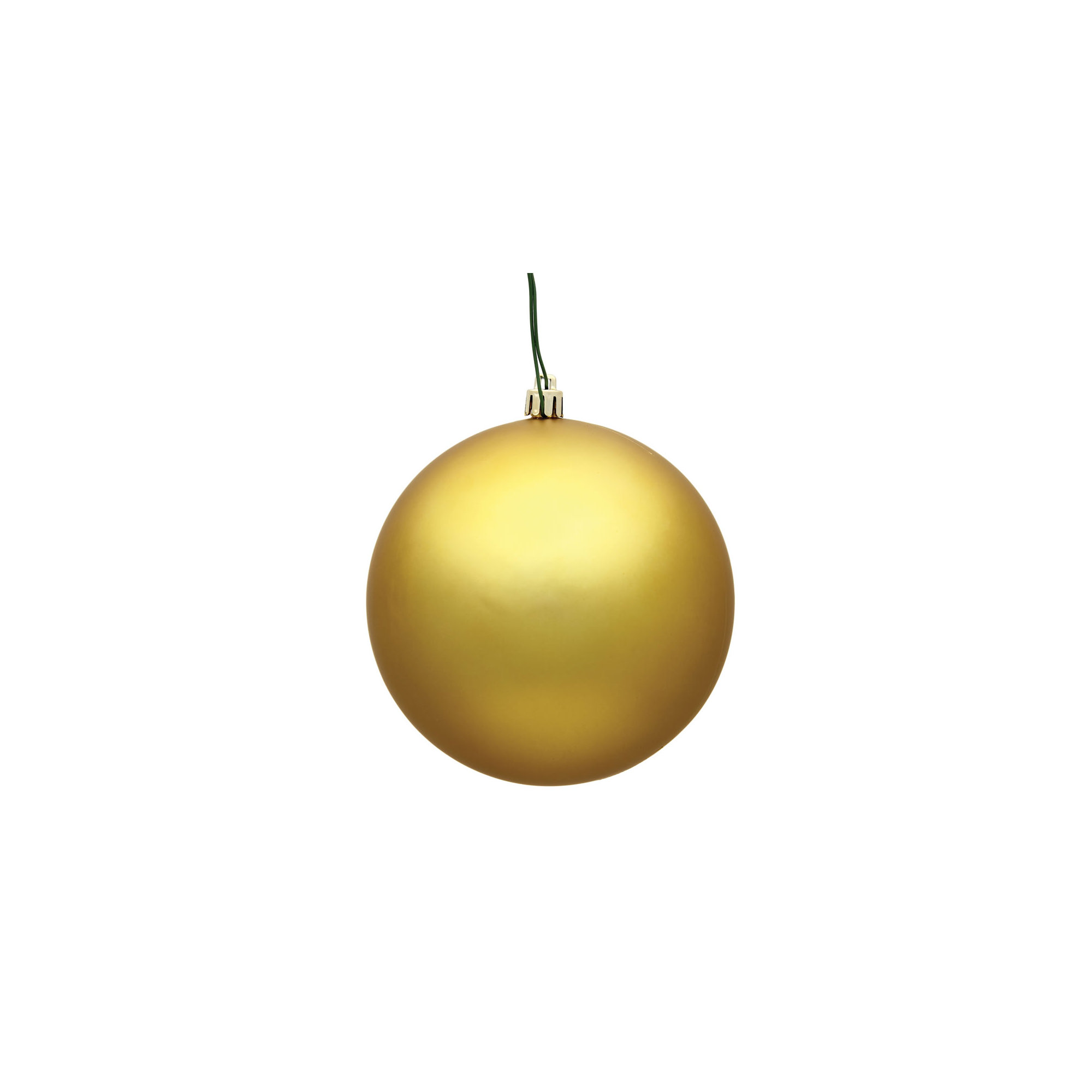 Holiday Décor Ball Ornament, Gold, 15.75" H x 15.75" W x 15.75" D