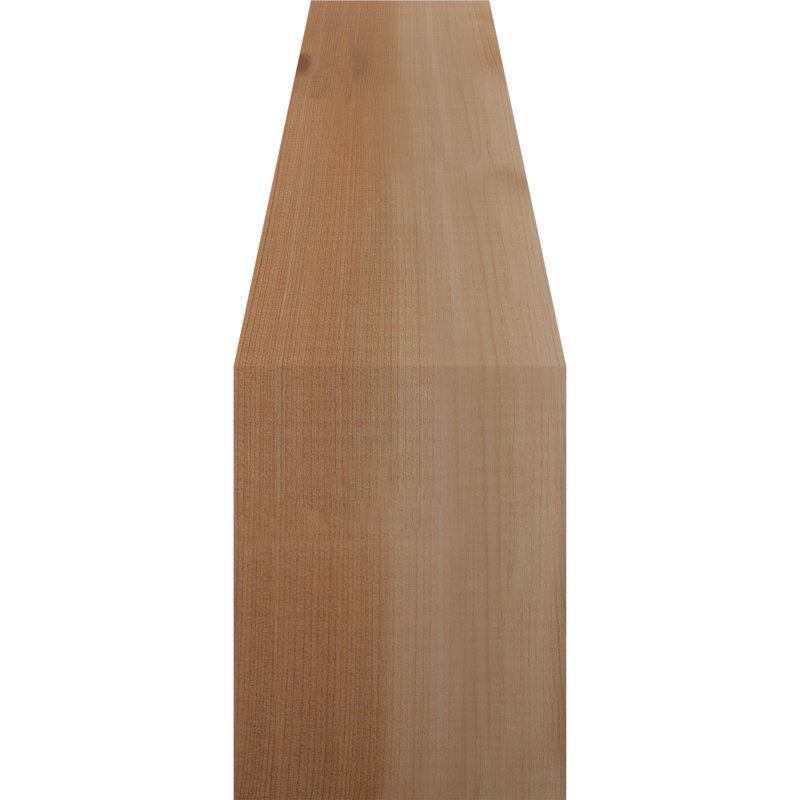 Attelle de genou traditionnelle, H 18 po x l 5,5 po x P 18 po, Cèdre rouge de l'Ouest (lisse)